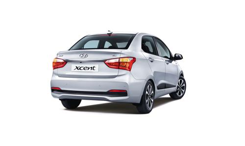 New Hyundai Xcent rear