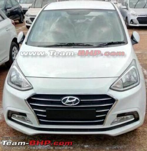 Facelifted Hyundai Xcent variants leaked
