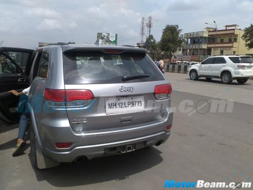 Jeep Grand Cherokee Rear Spied