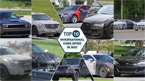 10 international cars spied in May 