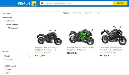 Kawasaki Ninja H2 bookings open on Flipkart, just for Rs 3,000