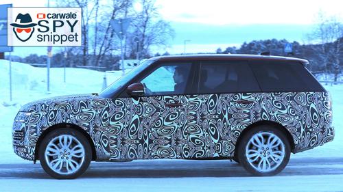 Facelifted Range Rover spotted testing