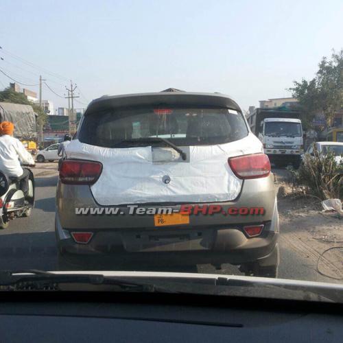 Mahindra S101 test mule spotted
