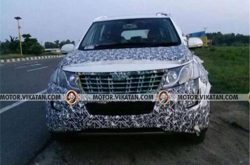 New-Mahindra-XUV500-front-spied