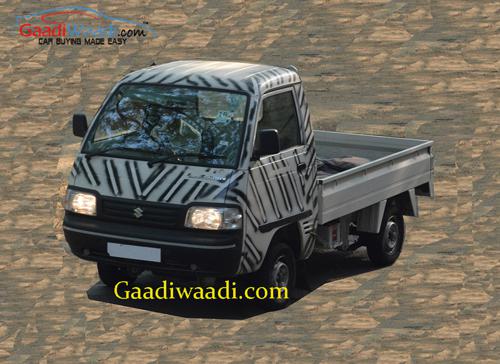 Maruti Super Carry Front Spied
