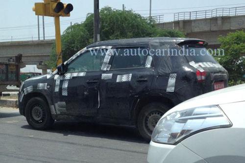 Maruti Suzuki's compact SUV (YBA) caught testing in India