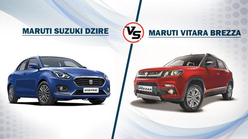 Spec Comparo: Maruti Suzuki Dzire Vs Vitara Brezza | CarTrade