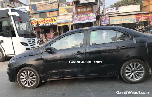 facelifted Ciaz spotted in India