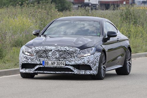 2018 Mercedes-AMG C63 Coupe spotted testing