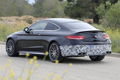 2018 Mercedes-AMG C63 Coupe spotted testing