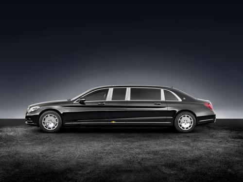 Mercedes Maybach S600 Guard left side