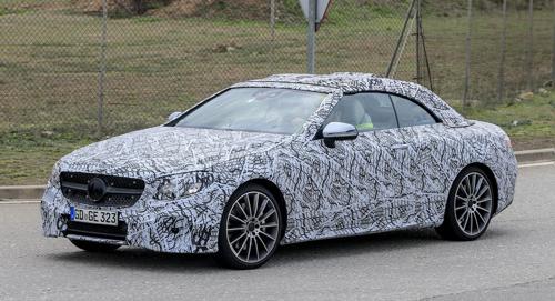 Mercedes-Benz E-Class Cabriolet and Coupe caught testing
