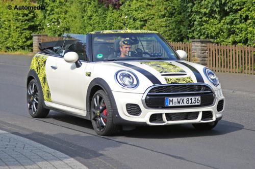 New Mini Convertible spotted testing