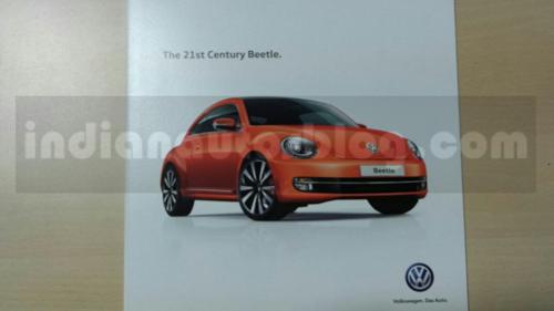 New VW Beetle front brochure leaked