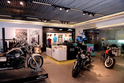 Newly launched Piaggio Motoplex store