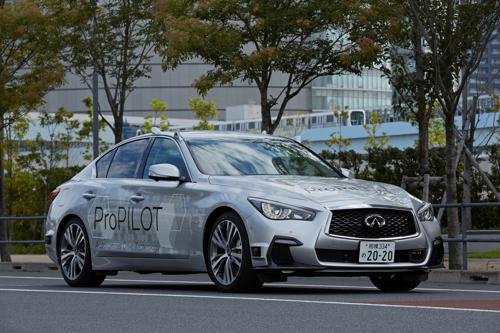 Nissan autonomous prototype tested on public roads in Tokyo
