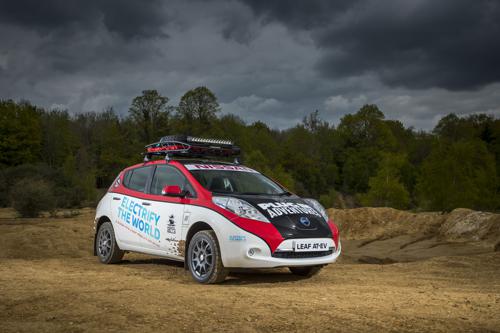 Nissan Leaf EV to participate in Mongol Rally