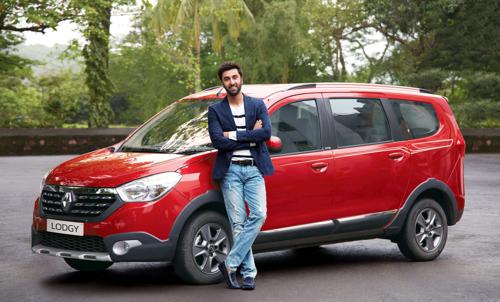 Ranbir Kapoor with Renault Lodgy World Edition