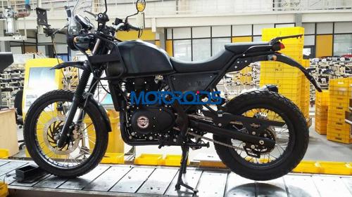 Royal Enfield Himalayan Spied on Production Line