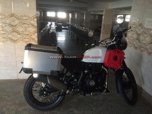 Royal Enfield Himalayan spotted un-camouflaged
