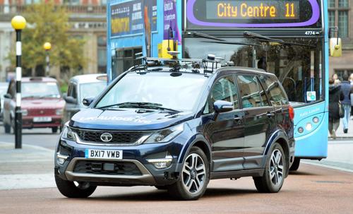 Tata Motors participates in UK Autodrive with the autonomous Hexa