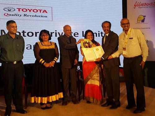 Toyota Kirloskar Motors Wins Golden Peacock Award