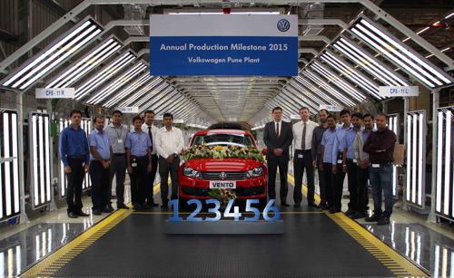 Volkswagen India reports highest production figures in 2015