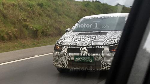 Camouflaged 2018 Volkswagen Vento spotted in Brazil 