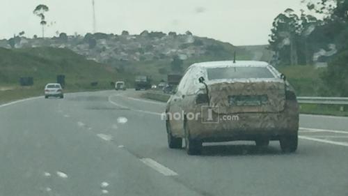 Camouflaged 2018 Volkswagen Vento spotted in Brazil 