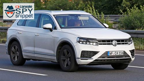 2018 Volkswagen Touareg spotted in Europe