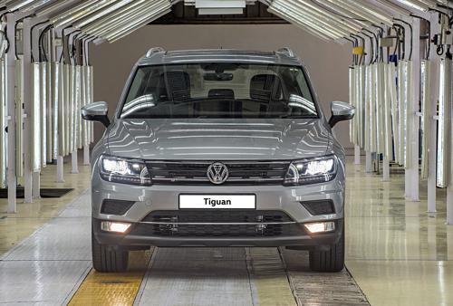 Volkswagen begins the production of Tiguan in India
