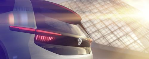  VW electric concept car rear