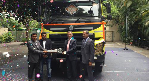 Volvo delivers its 10000th Truck Model in India