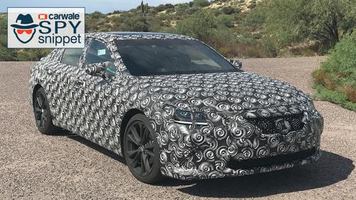 Lexus spotted testing the new-gen ES sedan