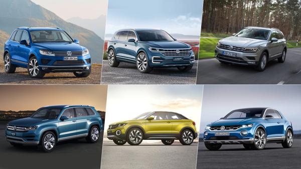 10 new SUVs for China from VW