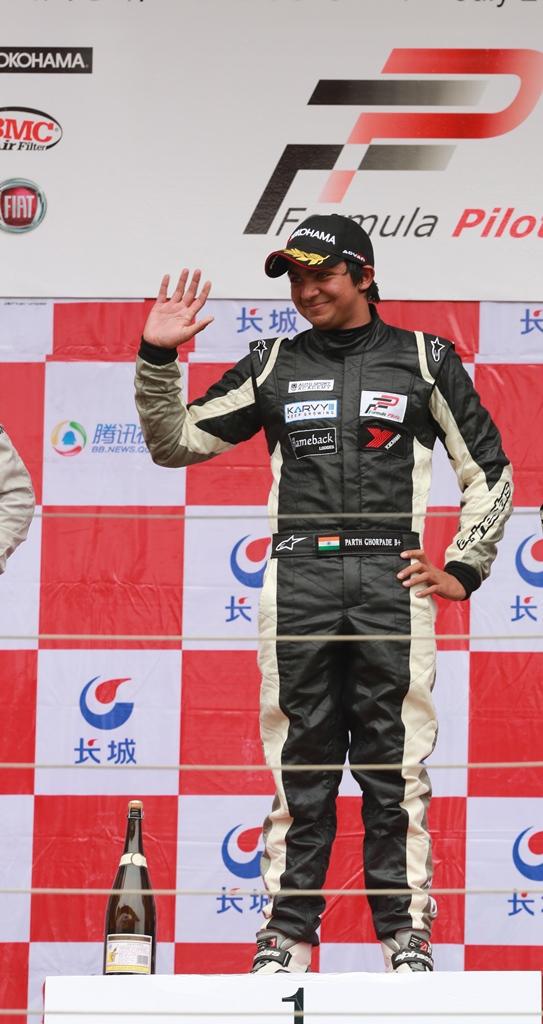 5 times National Karting Champion, Parth Ghorpade claims victory at 2012 Formula