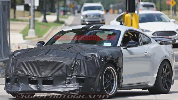 A more powerful Ford Shelby GT350 spotted on test