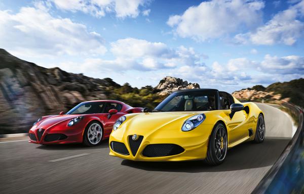 Alfa Romeo 4C Spider about to make a breakthrough at Geneva in Europe