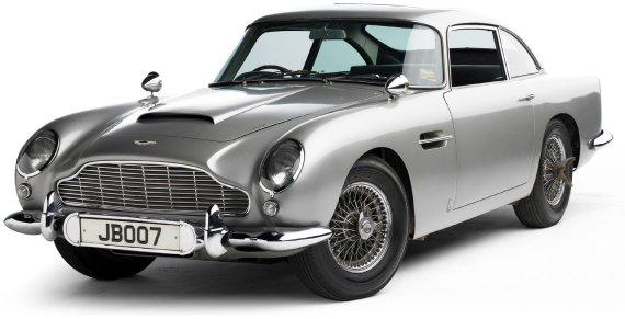 The most popular Bond car is the Aston Martin DB5