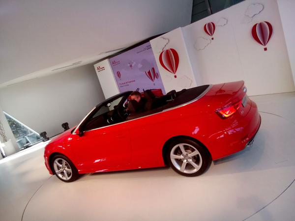 Audi A3 Cabriolet side view