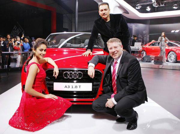 Audi India unveiled its eagerly-awaited A3 sedan at Expo