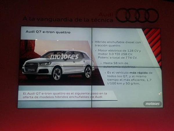 Audi Q7 e-tron official image leaked online