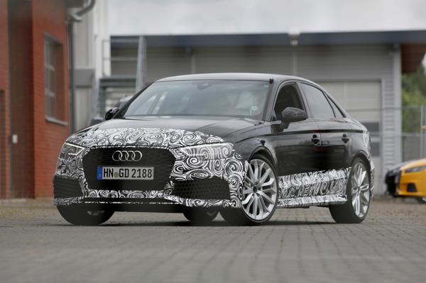 Audi RS3 sedan spotted on test 