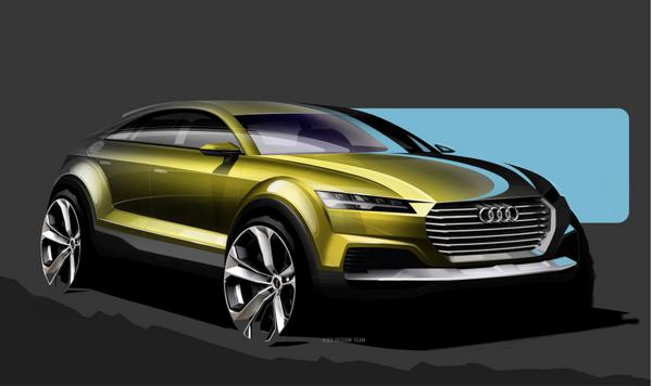 Audi releases official sketches of Q4 Concept ahead of its unveiling