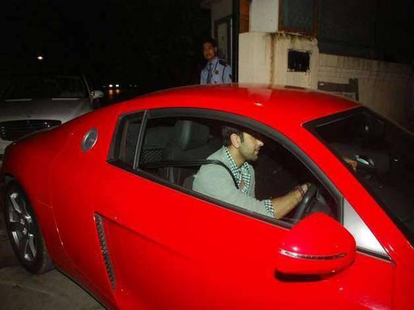 Ranbir Kapoor driving his  favourite Audi R8