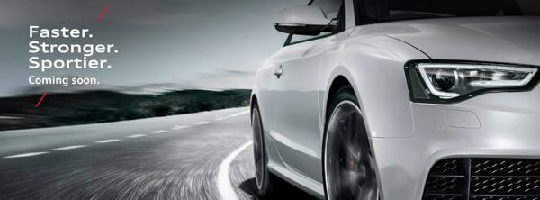2013 Audi RS5 sports sedan teased on Facebook