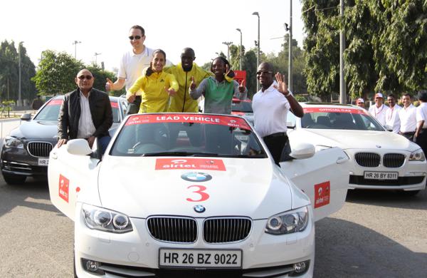 BMW organises motorcade at Airtel Delhi Half Marathon
