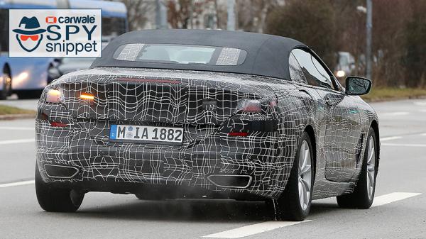 BMW spotted testing the 8 Series Cabriolet once again
