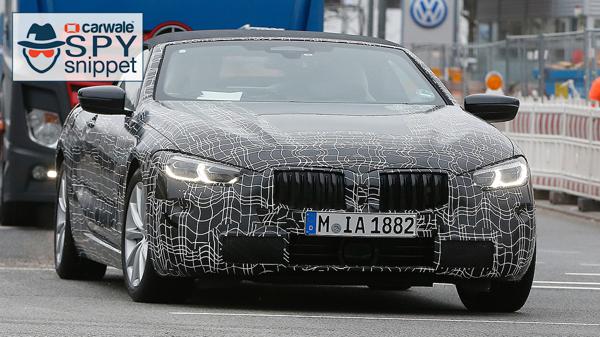 BMW spotted testing the 8 Series Cabriolet once again