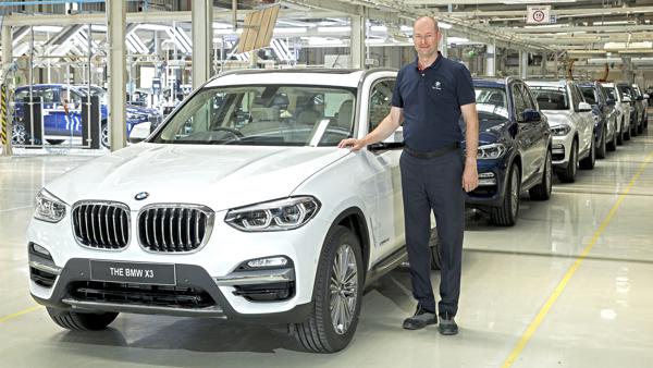 BMW has begun the production of the new X3 SUV at their Chennai plant